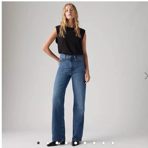 Levi’s Ribcage Wide Leg Jeans - Picture 1 of 4